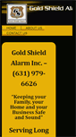 Mobile Screenshot of goldshieldalarm.com